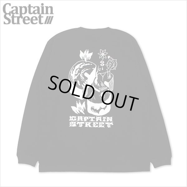 画像1: CAPTAIN STREET MAD L/S Tシャツ BLACK キャプテンストリート (1)