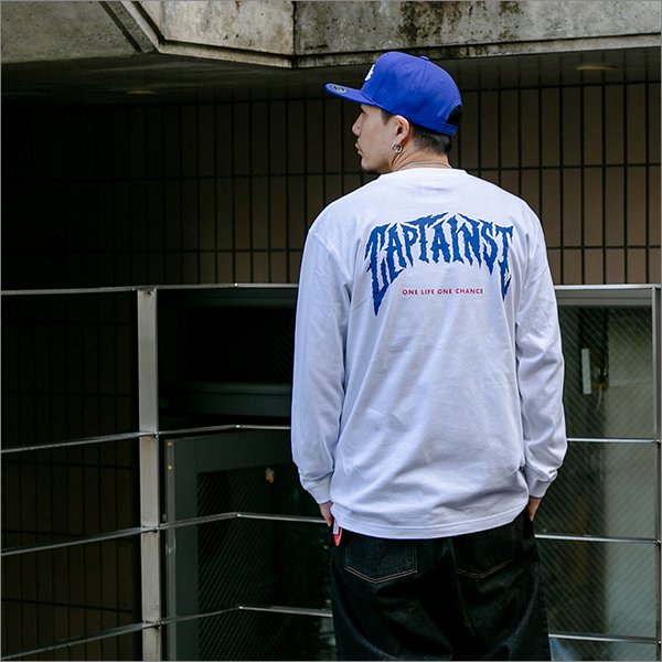 画像2: CAPTAIN STREET ags L/S Tシャツ WHITE キャプテンストリート (2)