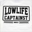 画像5: CAPTAIN STREET LOW LIFE L/S Tシャツ WHITE キャプテンストリート (5)