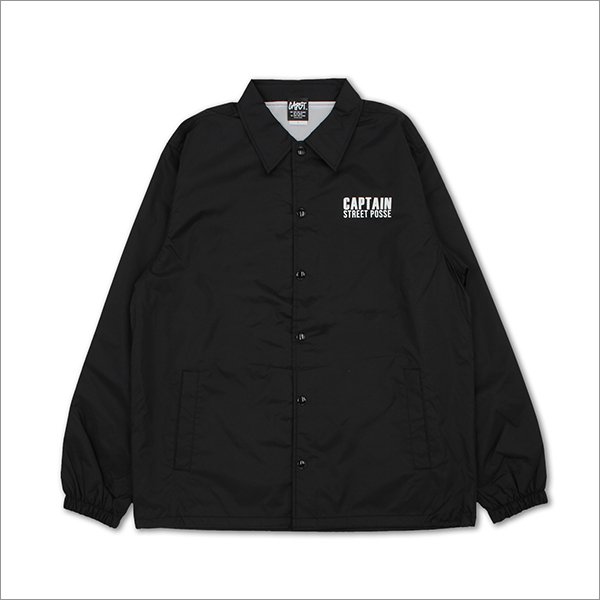 画像2: 【送料無料】CAPTAIN STREET Dirt コーチJKT BLACK キャプテンストリート (2)