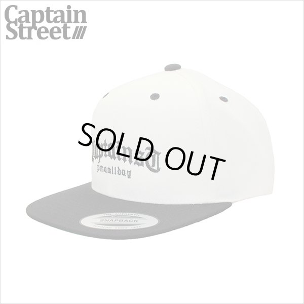 画像1: CAPTAIN STREET CRN Logo スナップバックキャップ BLACK/WHITE キャプテンストリート (1)