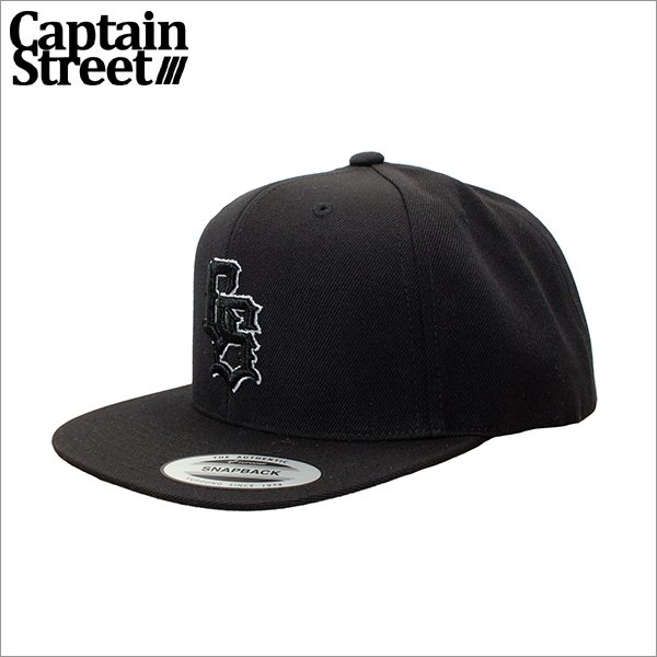画像1: CAPTAIN STREET BaG スナップバックキャップ BLACK キャプテンストリート (1)