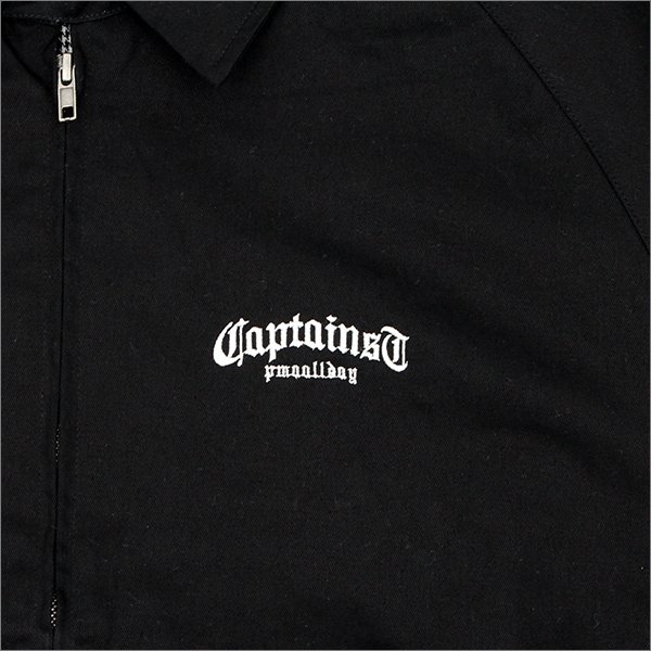 画像5: 【送料無料】CAPTAIN STREET CRN Logo JKT BLACK キャプテンストリート (5)