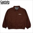 画像1: 【送料無料】CAPTAIN STREET CRN Logo JKT BROWN キャプテンストリート (1)