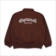 画像2: 【送料無料】CAPTAIN STREET CRN Logo JKT BROWN キャプテンストリート (2)