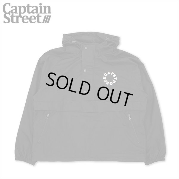 画像1: 【送料無料】CAPTAIN STREET Circle Logo Anorak JKT BLACK キャプテンストリート (1)