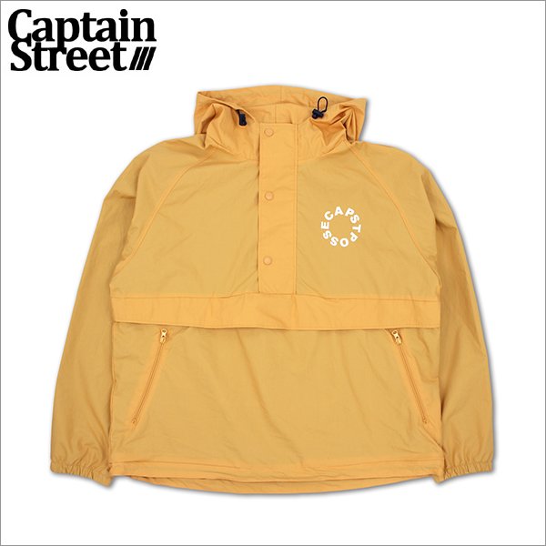 画像1: 【送料無料】CAPTAIN STREET Circle Logo Anorak JKT Yellow キャプテンストリート (1)
