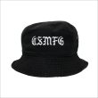 画像3: CAPTAIN STREET CSMFG バケットハット BLACK キャプテンストリート (3)