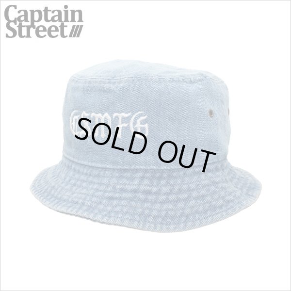 画像1: CAPTAIN STREET CSMFG バケットハット BLUE DENIM キャプテンストリート (1)
