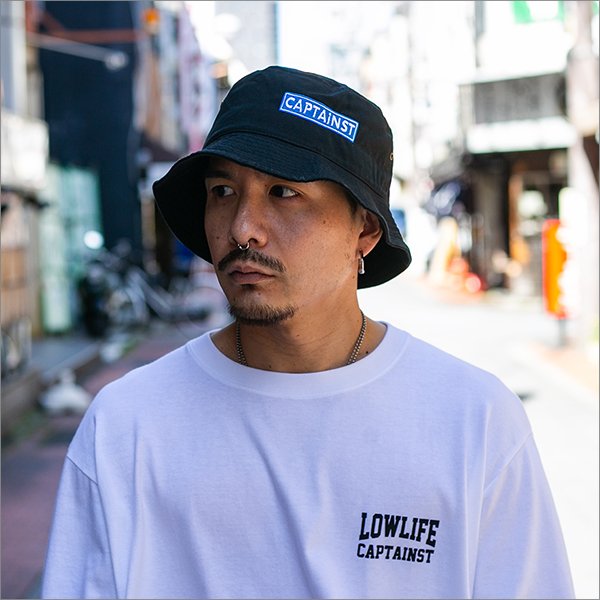 画像2: CAPTAIN STREET RC バケットハット BLACK キャプテンストリート (2)
