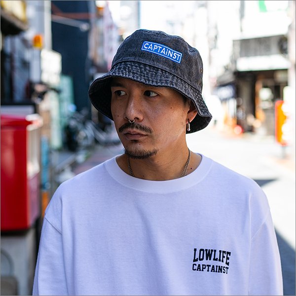 画像2: CAPTAIN STREET RC バケットハット BLACK DENIM キャプテンストリート (2)
