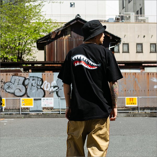 画像3: CAPTAIN STREET Shark Mouth Tシャツ BLACK キャプテンストリート (3)