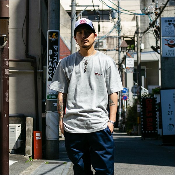 画像4: CAPTAIN STREET Shark Mouth Tシャツ GRAY キャプテンストリート (4)
