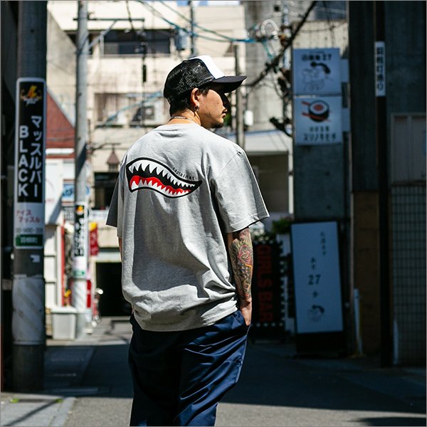 画像3: CAPTAIN STREET Shark Mouth Tシャツ GRAY キャプテンストリート (3)