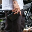 画像3: CAPTAIN STREET トラッカーウォレット ショート BLACK キャプテンストリート (3)