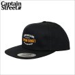 画像1: CAPTAIN STREET GS キャップ BLACK キャプテンストリート (1)