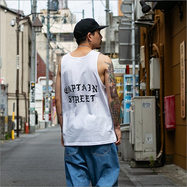 画像3: CAPTAIN STREET FO タンクトップ WHITE キャプテンストリート (3)
