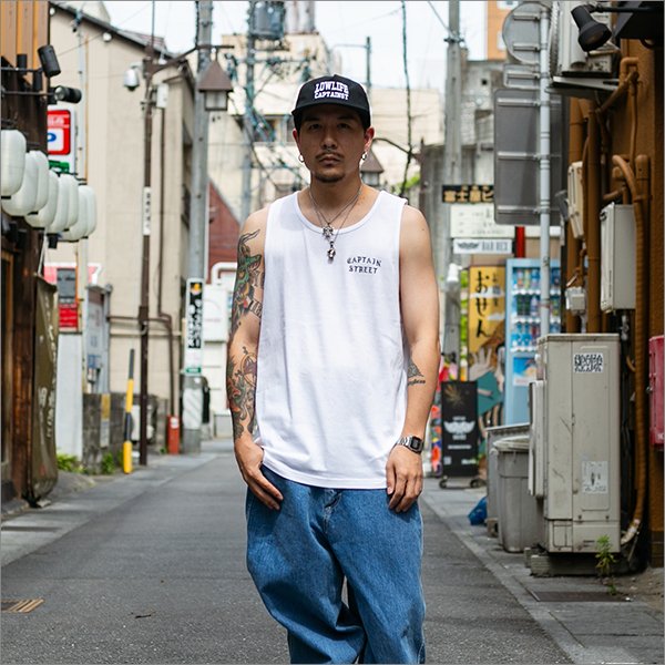 画像4: CAPTAIN STREET FO タンクトップ WHITE キャプテンストリート (4)