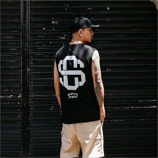 画像3: CAPTAIN STREET eighty タンクトップ BLACK キャプテンストリート (3)