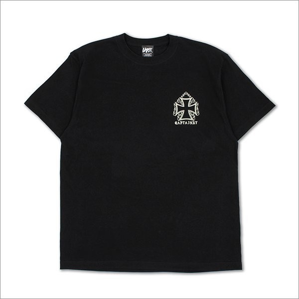 画像2: CAPTAIN STREET BANDANA Tシャツ BLACK キャプテンストリート (2)