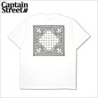 画像1: CAPTAIN STREET BANDANA Tシャツ WHITE キャプテンストリート (1)