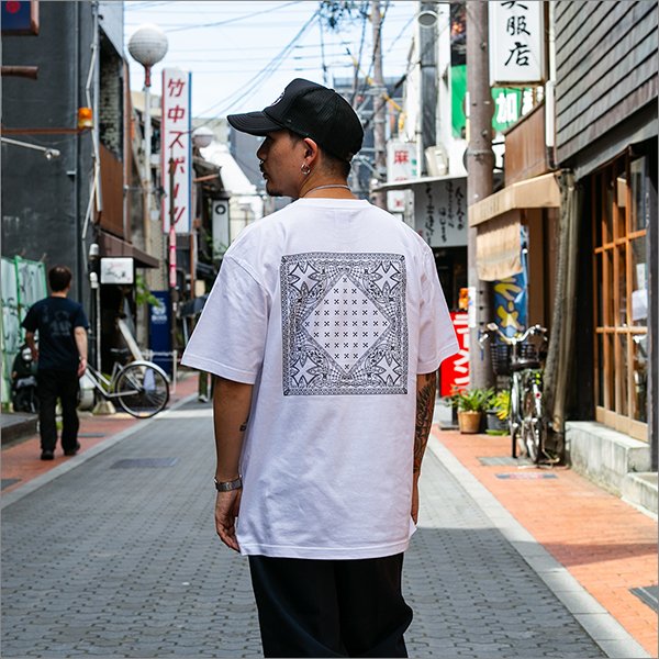 画像3: CAPTAIN STREET BANDANA Tシャツ WHITE キャプテンストリート (3)