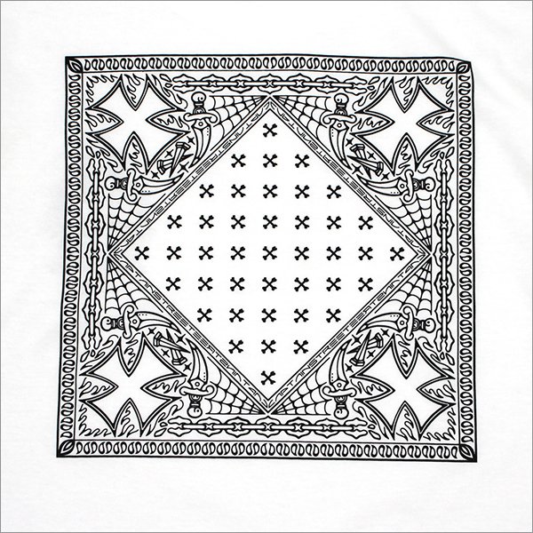 画像5: CAPTAIN STREET BANDANA Tシャツ WHITE キャプテンストリート (5)
