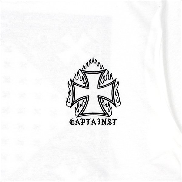 画像6: CAPTAIN STREET BANDANA Tシャツ WHITE キャプテンストリート (6)