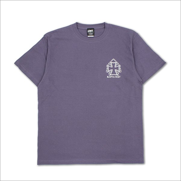 画像2: CAPTAIN STREET BANDANA Tシャツ H.PURPLE キャプテンストリート (2)