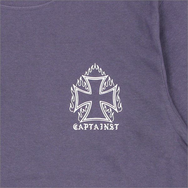 画像6: CAPTAIN STREET BANDANA Tシャツ H.PURPLE キャプテンストリート (6)