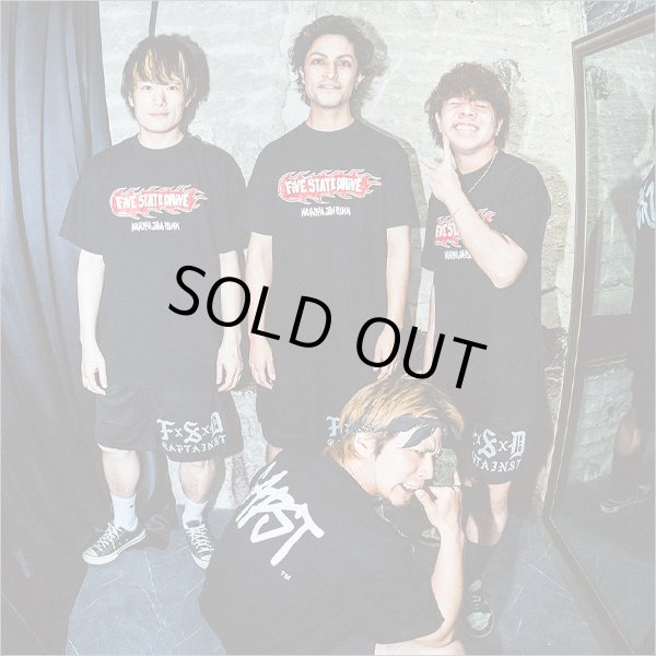 画像1: 【限定アイテム】CAPTAIN STREET x FIVE STATE DRIVE コラボTシャツ BLACK (1)