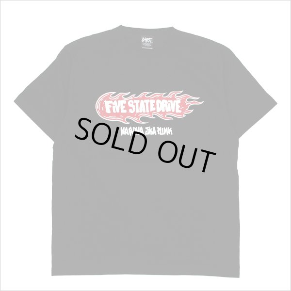 画像2: 【限定アイテム】CAPTAIN STREET x FIVE STATE DRIVE コラボTシャツ BLACK (2)