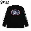 画像1: CAPTAIN STREET OLD POSSE L/S Tシャツ BLACK キャプテンストリート (1)