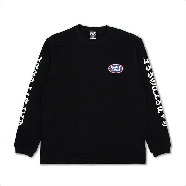 画像2: CAPTAIN STREET OLD POSSE L/S Tシャツ BLACK キャプテンストリート (2)