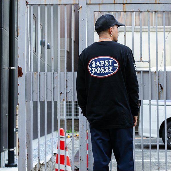 画像3: CAPTAIN STREET OLD POSSE L/S Tシャツ BLACK キャプテンストリート (3)