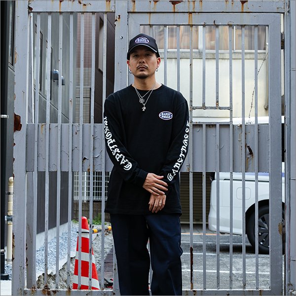 画像4: CAPTAIN STREET OLD POSSE L/S Tシャツ BLACK キャプテンストリート (4)