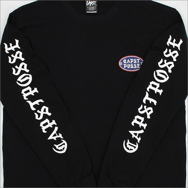 画像6: CAPTAIN STREET OLD POSSE L/S Tシャツ BLACK キャプテンストリート (6)