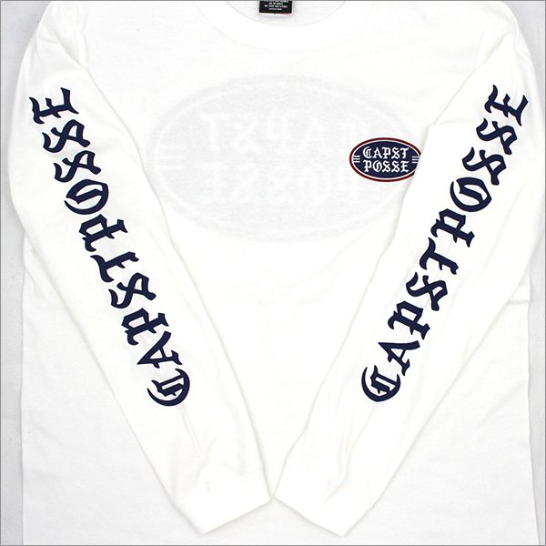 画像6: CAPTAIN STREET OLD POSSE L/S Tシャツ WHITE キャプテンストリート (6)