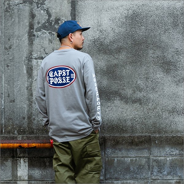 画像3: CAPTAIN STREET OLD POSSE L/S Tシャツ L.GRAY キャプテンストリート (3)