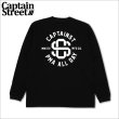 画像1: CAPTAIN STREET VIV L/S Tシャツ BLACK キャプテンストリート (1)