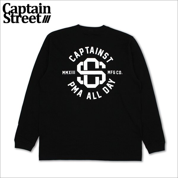 画像1: CAPTAIN STREET VIV L/S Tシャツ BLACK キャプテンストリート (1)