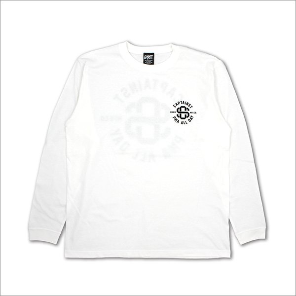 画像2: CAPTAIN STREET VIV L/S Tシャツ WHITE キャプテンストリート (2)