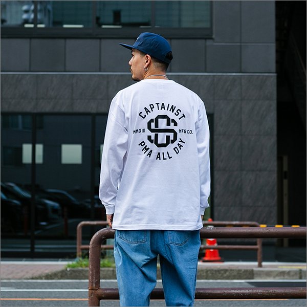 画像3: CAPTAIN STREET VIV L/S Tシャツ WHITE キャプテンストリート (3)