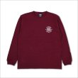 画像2: CAPTAIN STREET VIV L/S Tシャツ BURGUNDY キャプテンストリート (2)