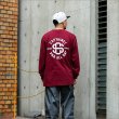 画像3: CAPTAIN STREET VIV L/S Tシャツ BURGUNDY キャプテンストリート (3)