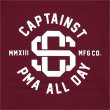 画像5: CAPTAIN STREET VIV L/S Tシャツ BURGUNDY キャプテンストリート (5)
