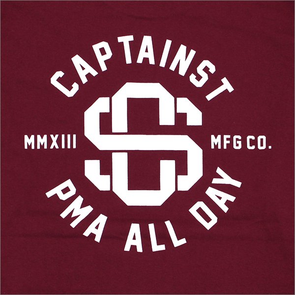 画像5: CAPTAIN STREET VIV L/S Tシャツ BURGUNDY キャプテンストリート (5)