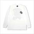 画像2: CAPTAIN STREET Reaper L/S Tシャツ WHITE キャプテンストリート (2)