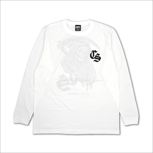 画像2: CAPTAIN STREET Reaper L/S Tシャツ WHITE キャプテンストリート (2)