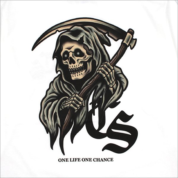 画像5: CAPTAIN STREET Reaper L/S Tシャツ WHITE キャプテンストリート (5)